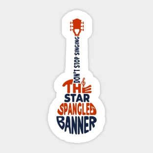 The Star Spangled Banner Sticker